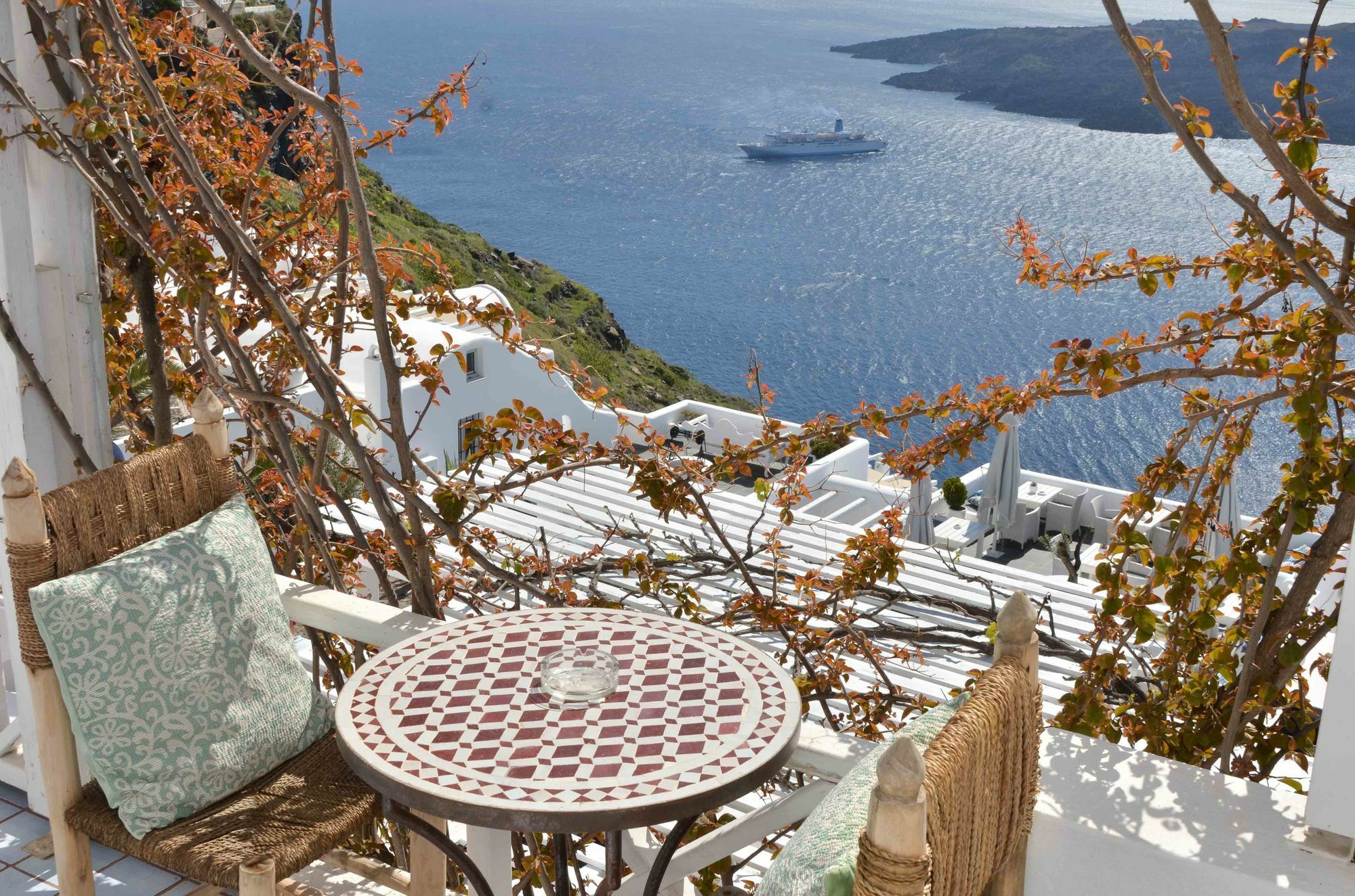 Villa Fegari Firostefani Buitenkant foto