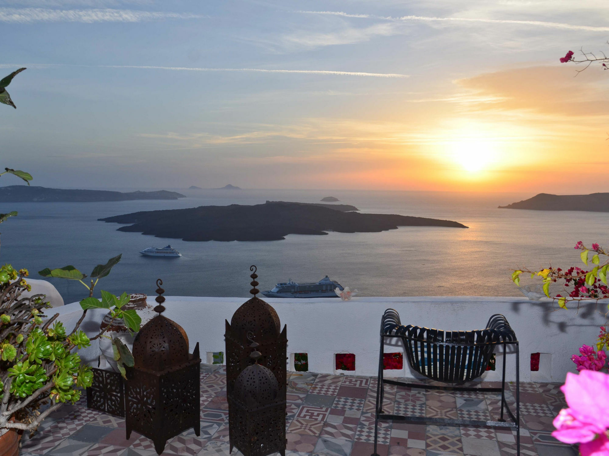 Villa Fegari Firostefani Buitenkant foto